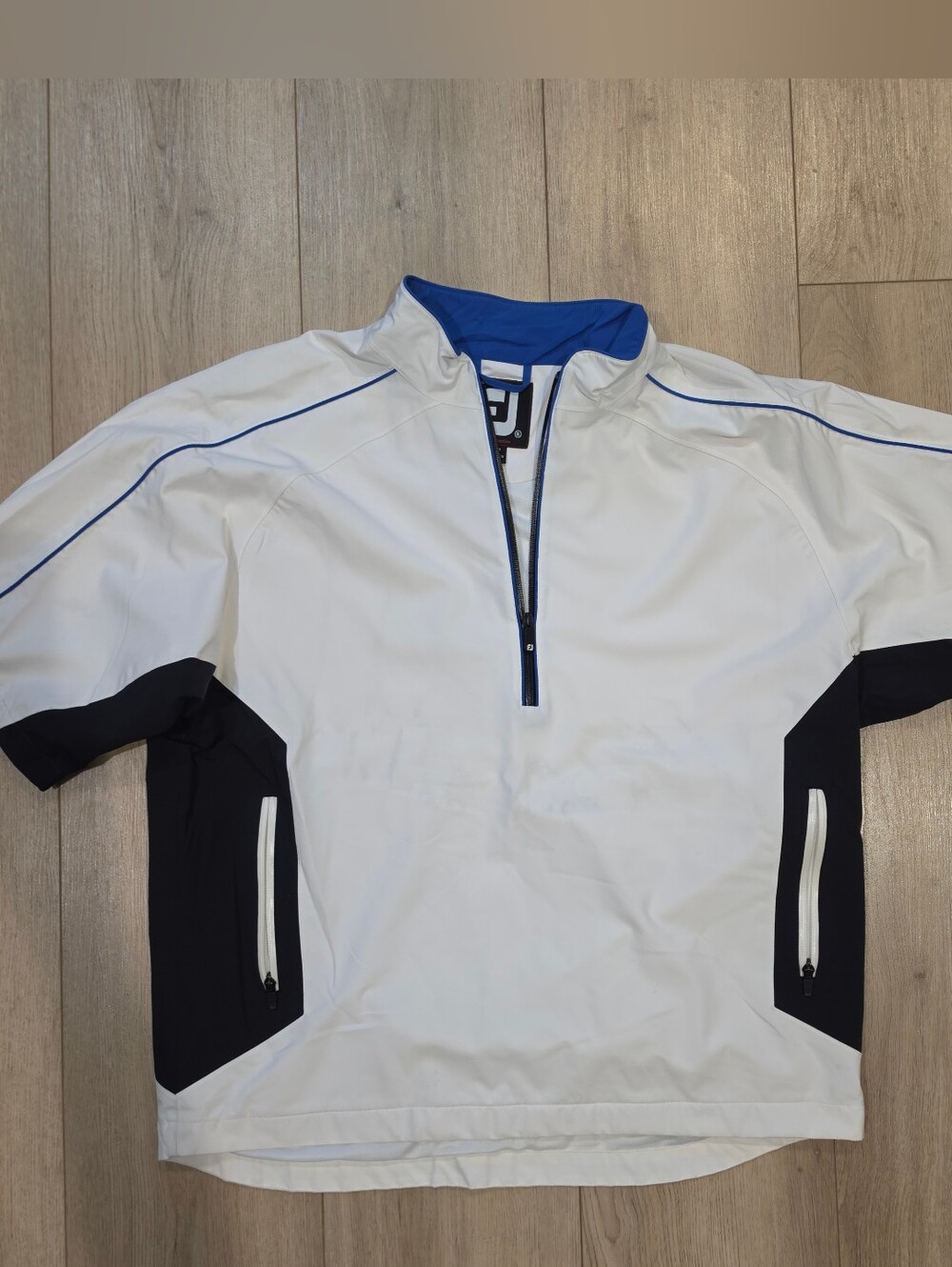 FootJoy Tour Collection Short Sleeve Golf Pullover Windbreaker XL